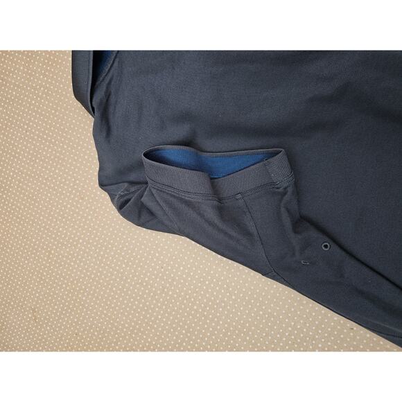 Lululemon Polo Shirt Men Size Medium Gray Performance Button - Picture 9 of 11